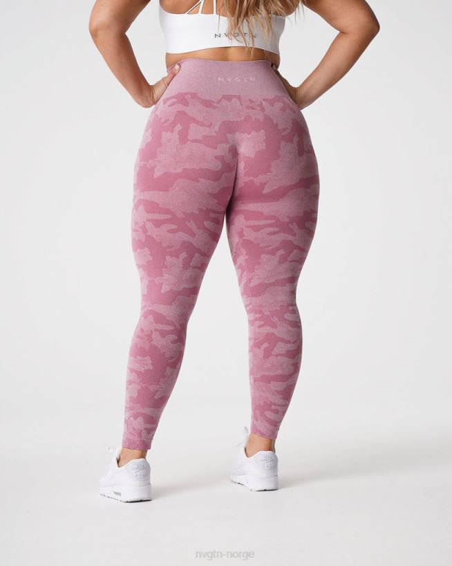 camo sømløse leggings 22RN2T670 pastell rosa Fitness NVGTN kvinner