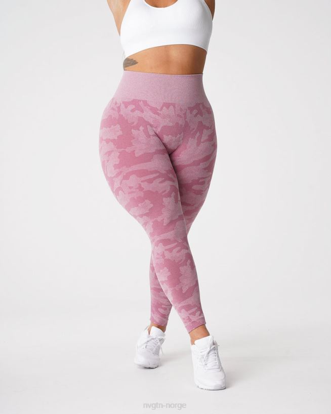 camo sømløse leggings 22RN2T670 pastell rosa Fitness NVGTN kvinner