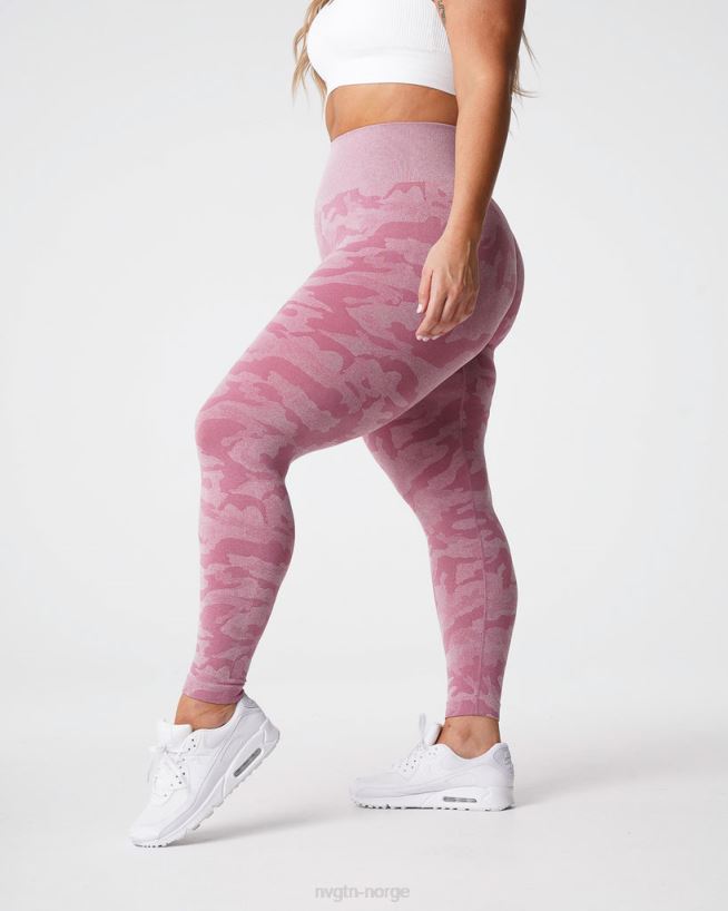 camo sømløse leggings 22RN2T670 pastell rosa Fitness NVGTN kvinner