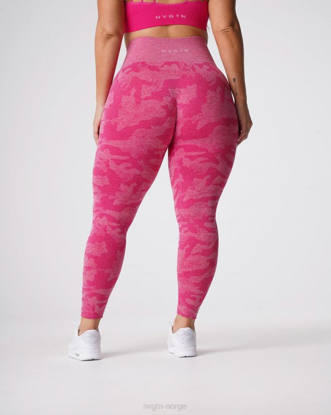camo sømløse leggings 22RN2T673 fuchsia Fitness NVGTN kvinner