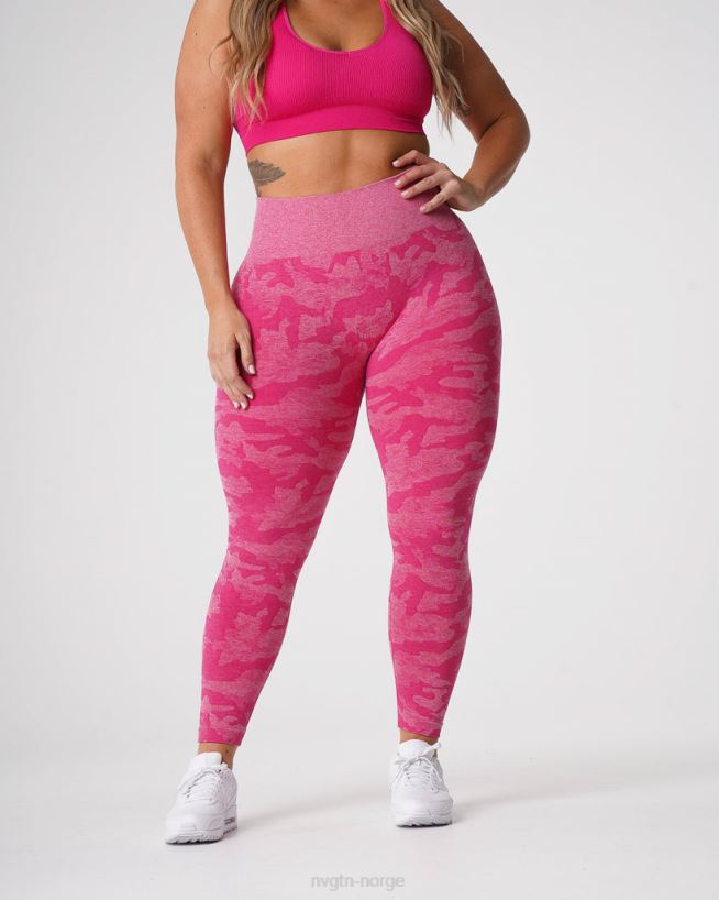 camo sømløse leggings 22RN2T673 fuchsia Fitness NVGTN kvinner