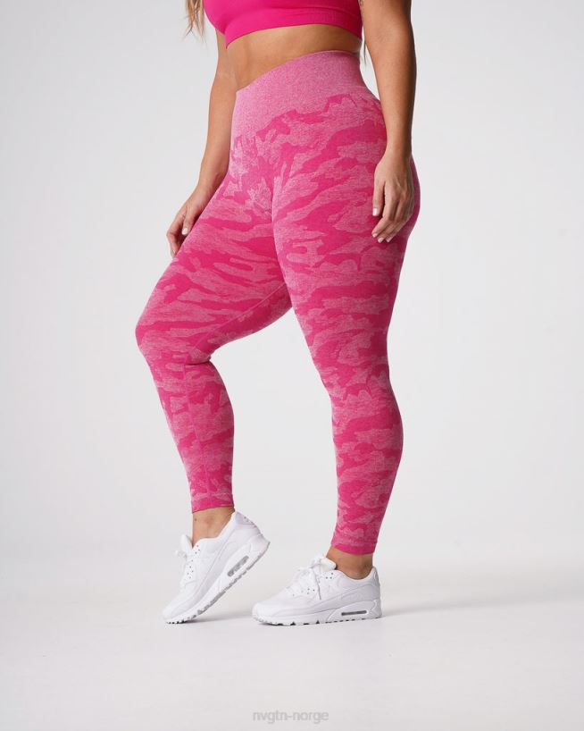camo sømløse leggings 22RN2T673 fuchsia Fitness NVGTN kvinner