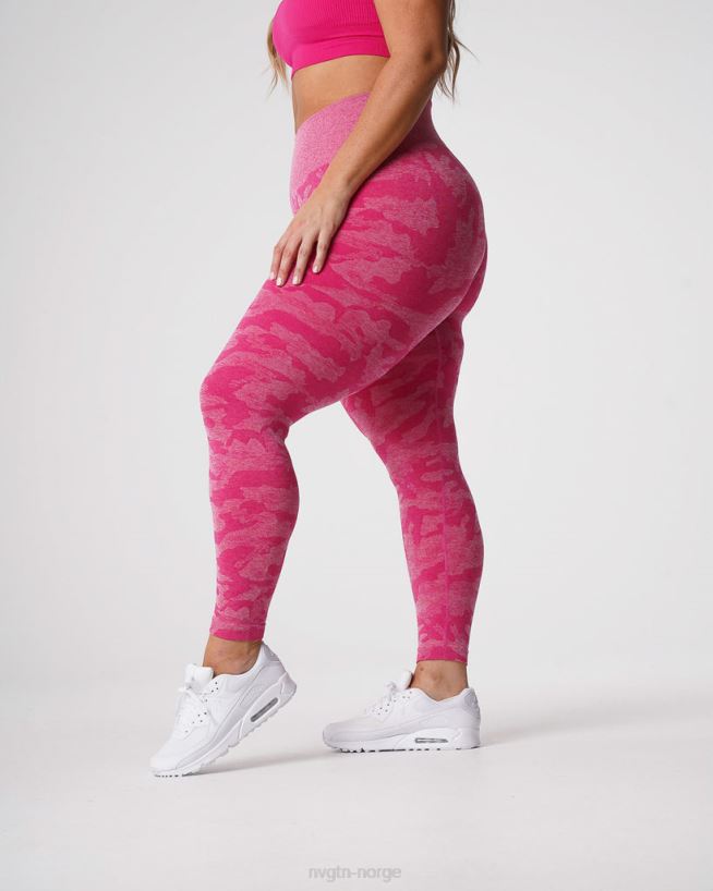 camo sømløse leggings 22RN2T673 fuchsia Fitness NVGTN kvinner
