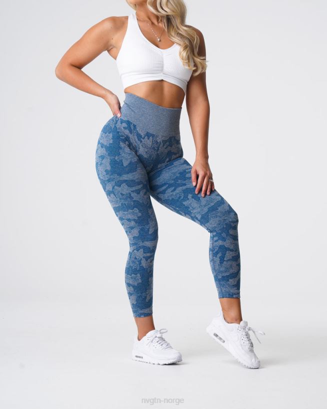 camo sømløse leggings 22RN2T674 skiferblå Fitness NVGTN kvinner