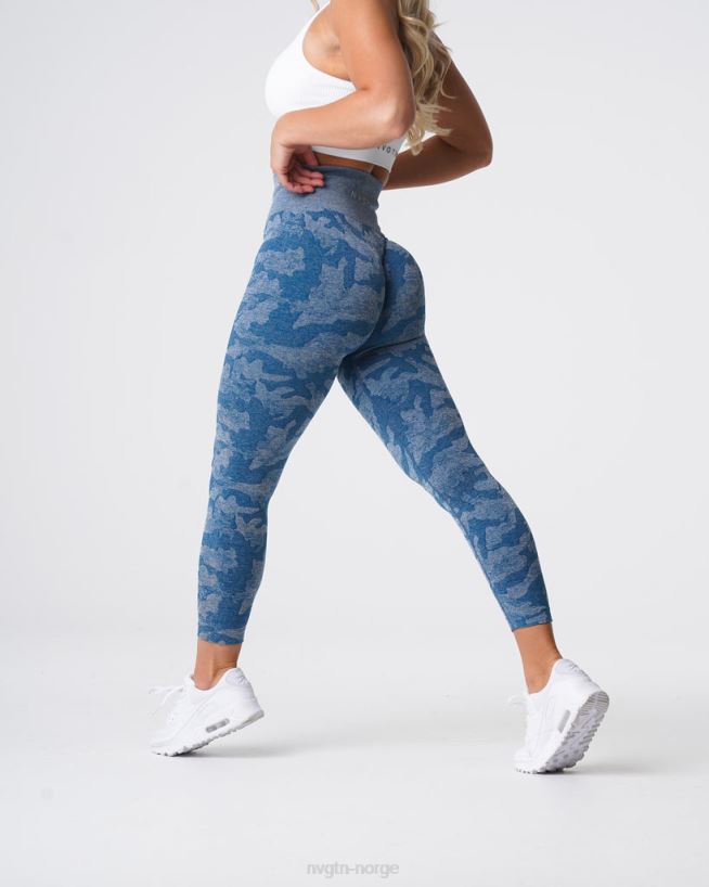 camo sømløse leggings 22RN2T674 skiferblå Fitness NVGTN kvinner