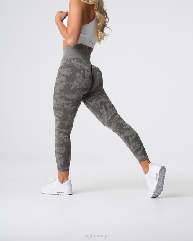 camo sømløse leggings 22RN2T675 kakigrønn Fitness NVGTN kvinner