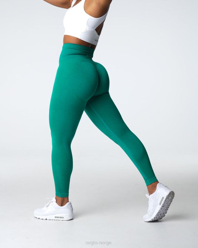 contour 2.0 sømløse leggings 22RN2T490 jade Fitness NVGTN kvinner