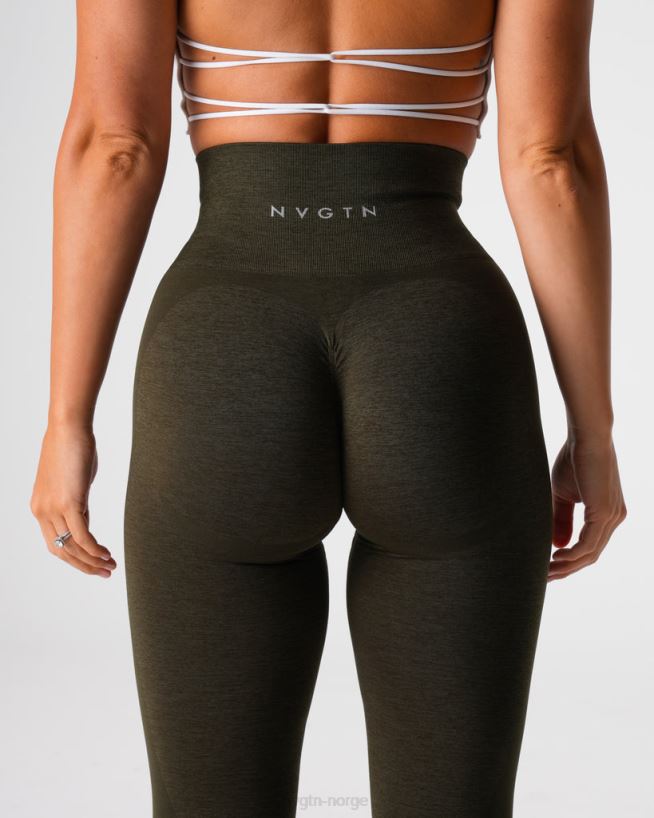 contour 2.0 sømløse leggings 22RN2T492 oliven Fitness NVGTN kvinner