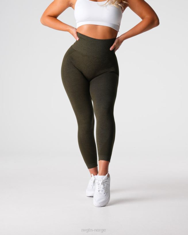 contour 2.0 sømløse leggings 22RN2T492 oliven Fitness NVGTN kvinner