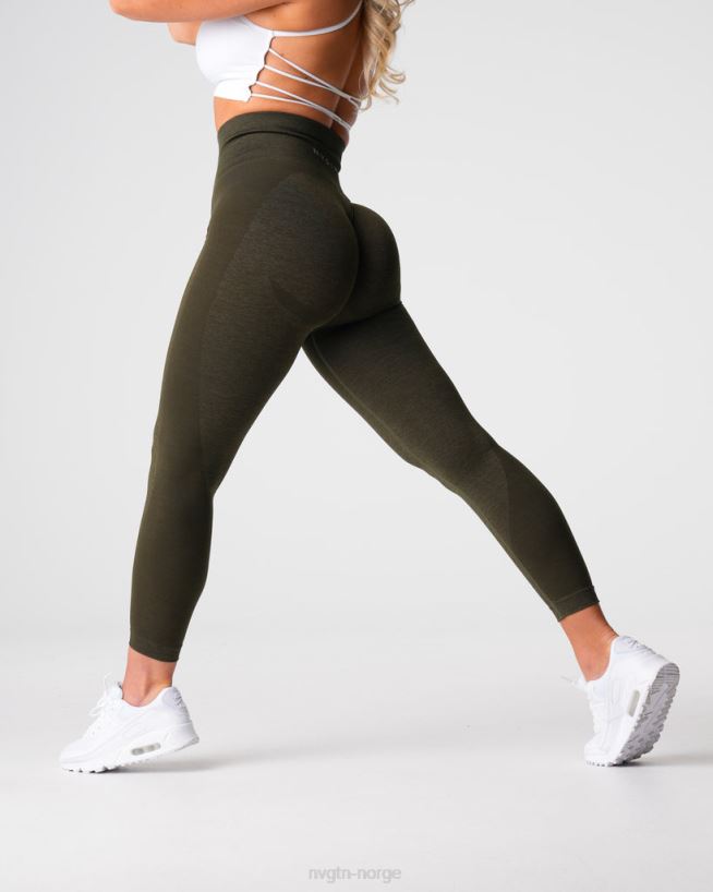 contour 2.0 sømløse leggings 22RN2T492 oliven Fitness NVGTN kvinner