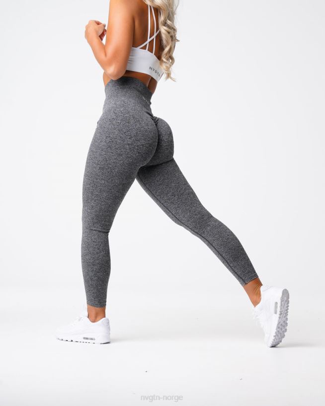 crunch sømløse leggings 22RN2T559 svartflekkete Fitness NVGTN kvinner