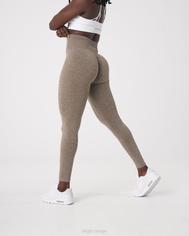 crunch sømløse leggings 22RN2T562 mokka Fitness NVGTN kvinner