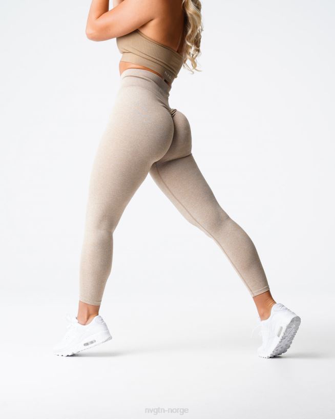 crunch sømløse leggings 22RN2T563 beige Fitness NVGTN kvinner