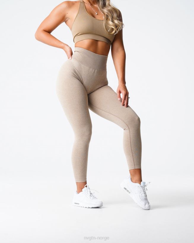 crunch sømløse leggings 22RN2T563 beige Fitness NVGTN kvinner