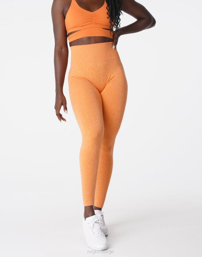 crunch sømløse leggings 22RN2T645 solnedgang oransje Fitness NVGTN kvinner