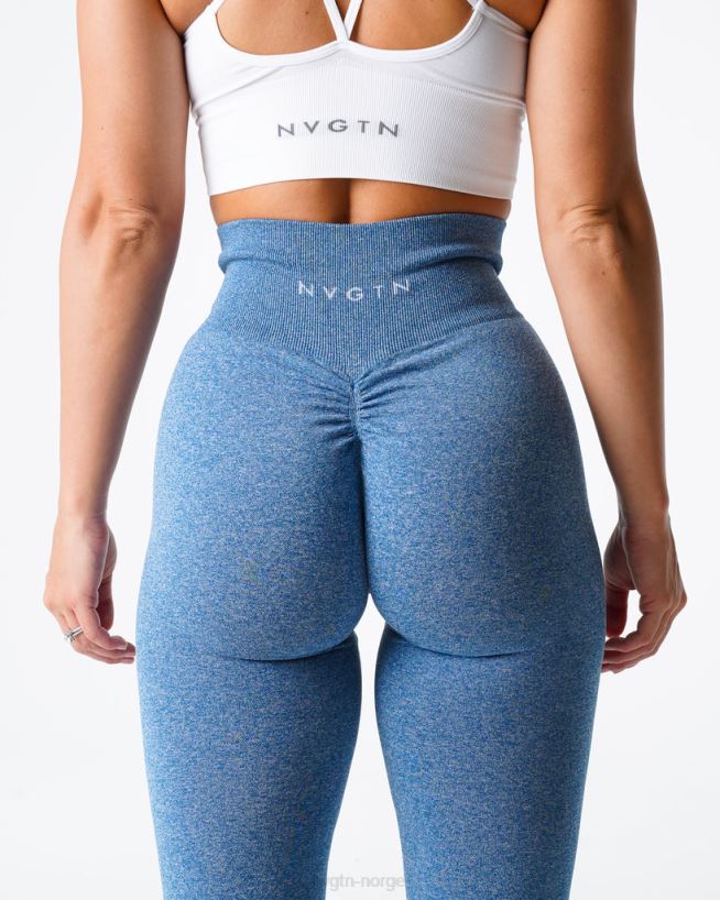 crunch sømløse leggings 22RN2T648 himmelblå Fitness NVGTN kvinner