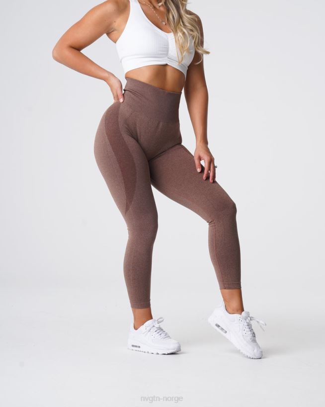 kontur sømløse leggings 22RN2T511 kakao Fitness NVGTN kvinner