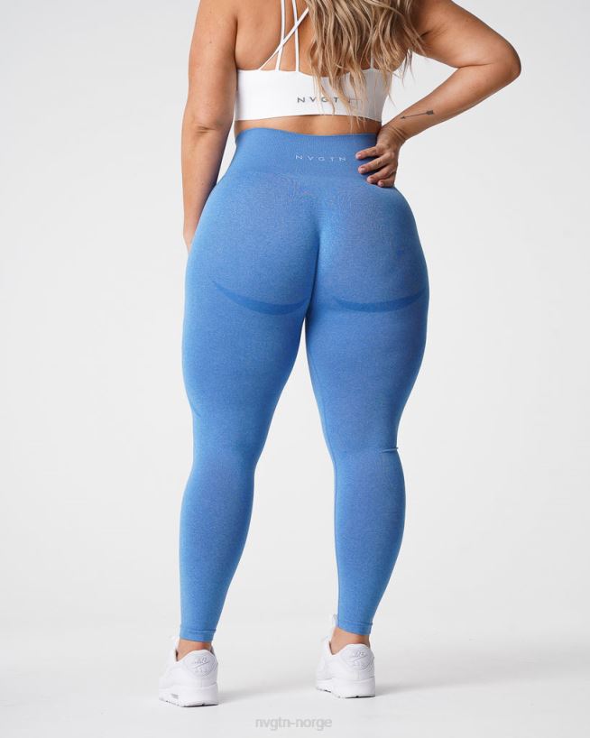 kontur sømløse leggings 22RN2T512 havblått Fitness NVGTN kvinner