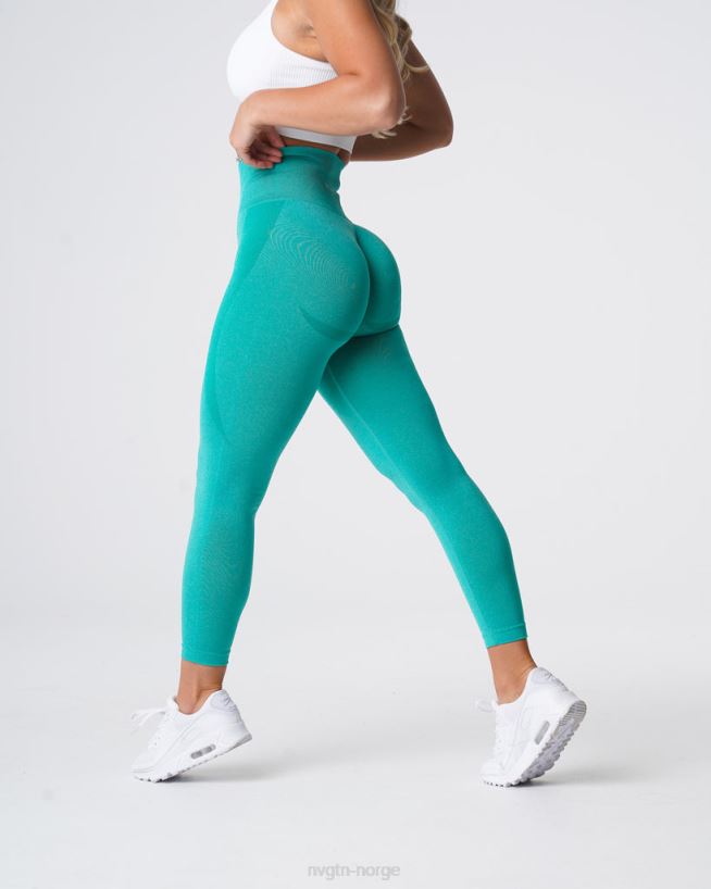 kontur sømløse leggings 22RN2T513 turkis Fitness NVGTN kvinner