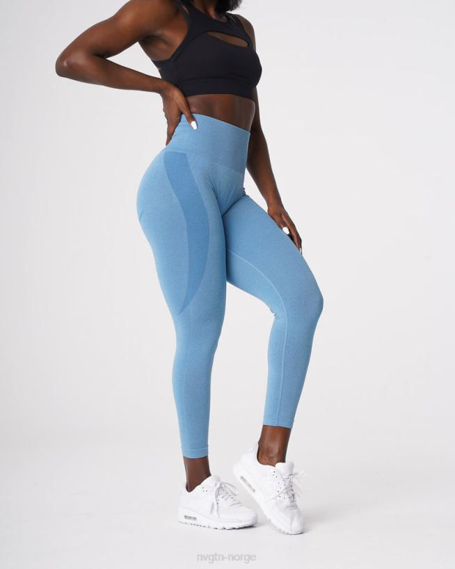 kontur sømløse leggings 22RN2T519 himmelblå Fitness NVGTN kvinner