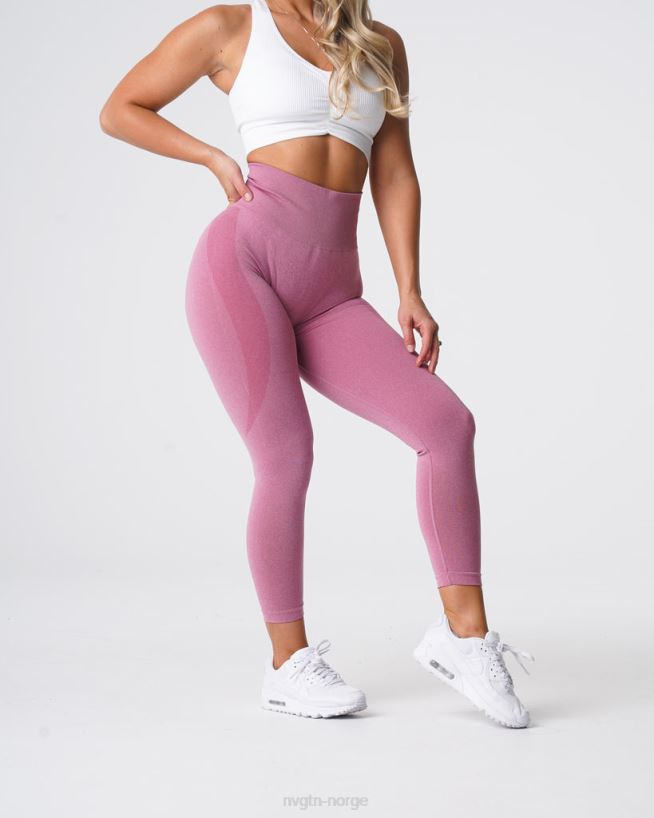 kontur sømløse leggings 22RN2T521 pastell rosa Fitness NVGTN kvinner