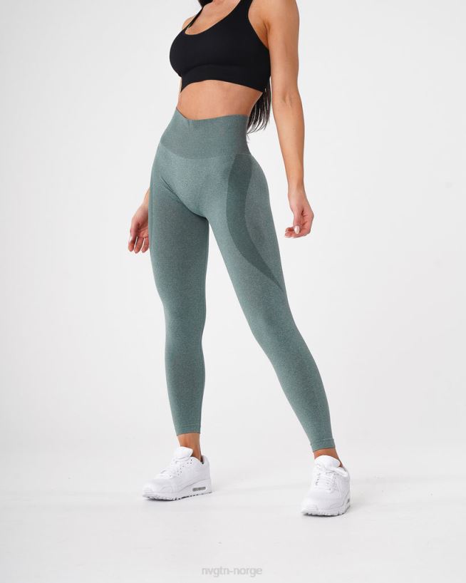 kontur sømløse leggings 22RN2T524 Skoggrønn Fitness NVGTN kvinner