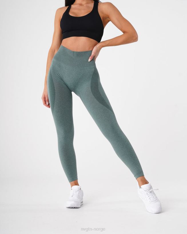 kontur sømløse leggings 22RN2T524 Skoggrønn Fitness NVGTN kvinner