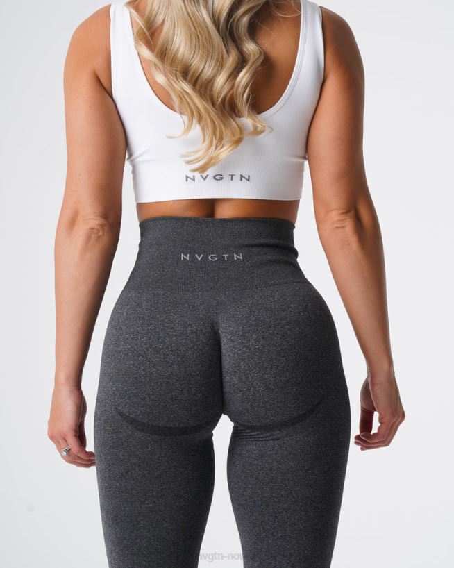 kurvede sømløse leggings 22RN2T610 svartflekkete Fitness NVGTN kvinner