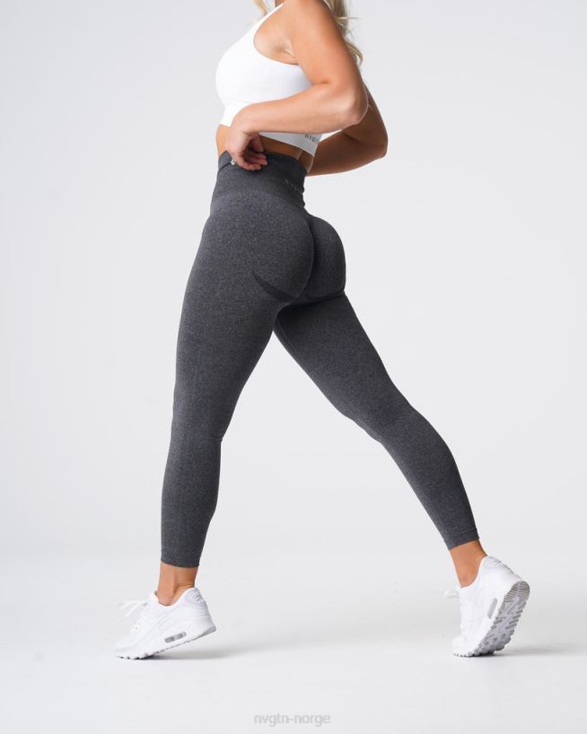 kurvede sømløse leggings 22RN2T610 svartflekkete Fitness NVGTN kvinner