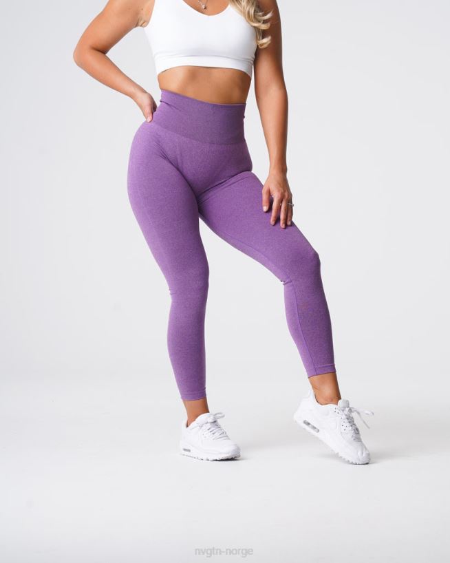 kurvede sømløse leggings 22RN2T616 fiolett Fitness NVGTN kvinner