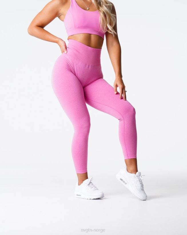 kurvede sømløse leggings 22RN2T627 tyggegummi rosa Fitness NVGTN kvinner