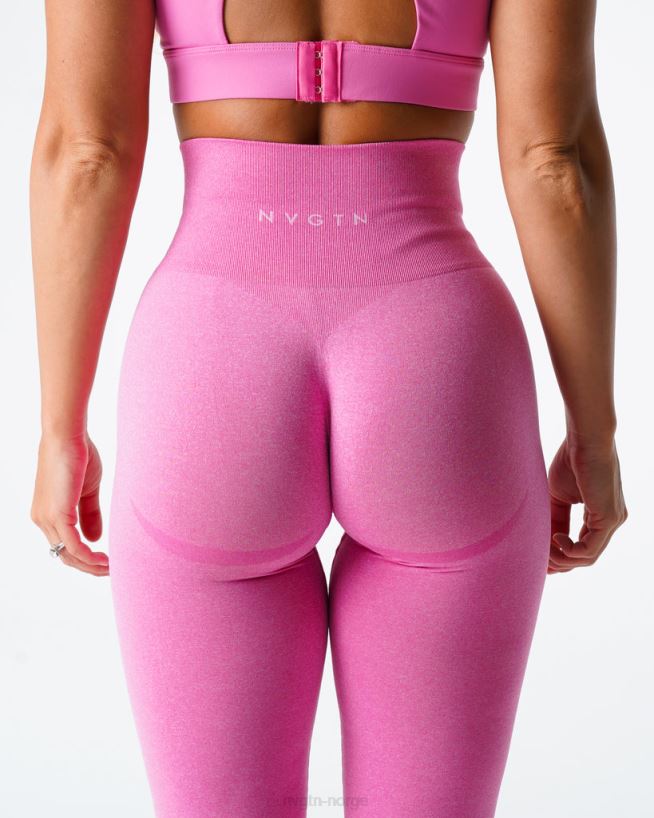 kurvede sømløse leggings 22RN2T627 tyggegummi rosa Fitness NVGTN kvinner