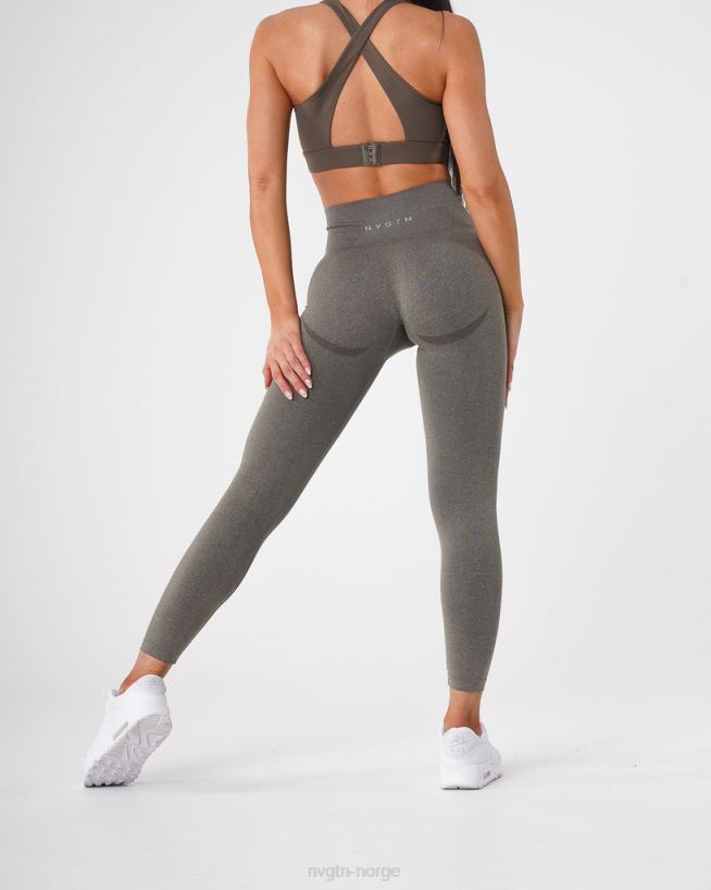 kurvede sømløse leggings 22RN2T628 kakigrønn Fitness NVGTN kvinner