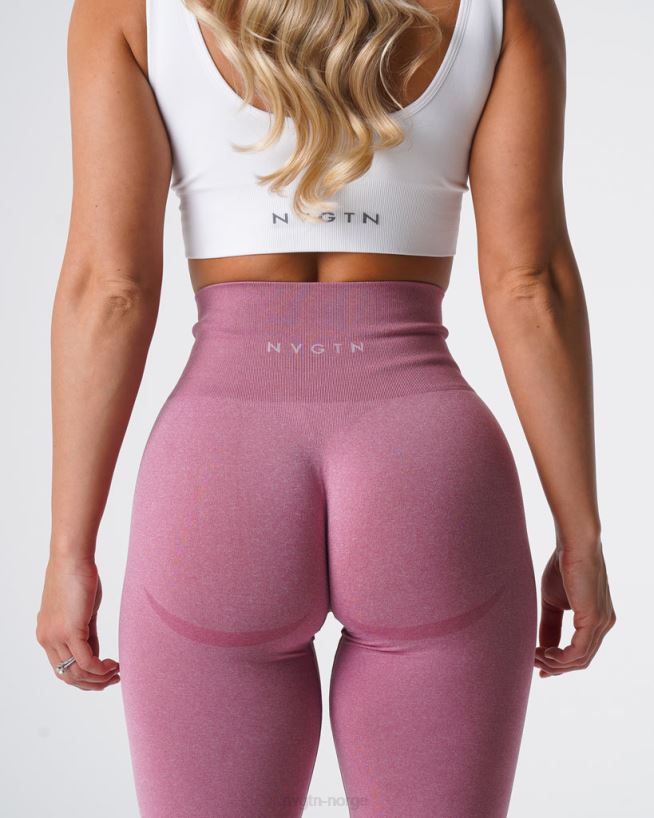kurvede sømløse leggings 22RN2T629 pastell rosa Fitness NVGTN kvinner