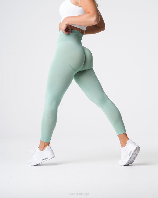 kurvede sømløse leggings 22RN2T631 salvie grønn Fitness NVGTN kvinner