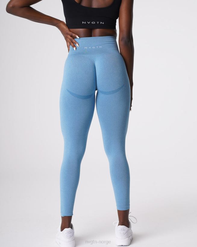 kurvede sømløse leggings 22RN2T632 himmelblå Fitness NVGTN kvinner