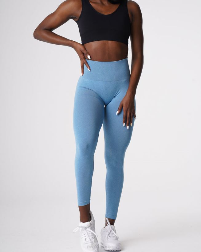kurvede sømløse leggings 22RN2T632 himmelblå Fitness NVGTN kvinner