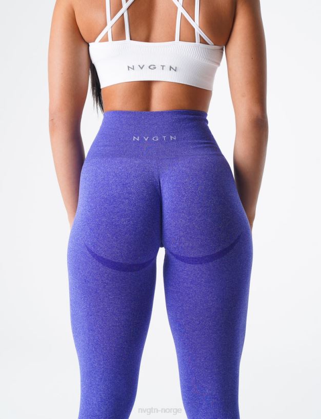 kurvede sømløse leggings 22RN2T633 elektrisk blå Fitness NVGTN kvinner