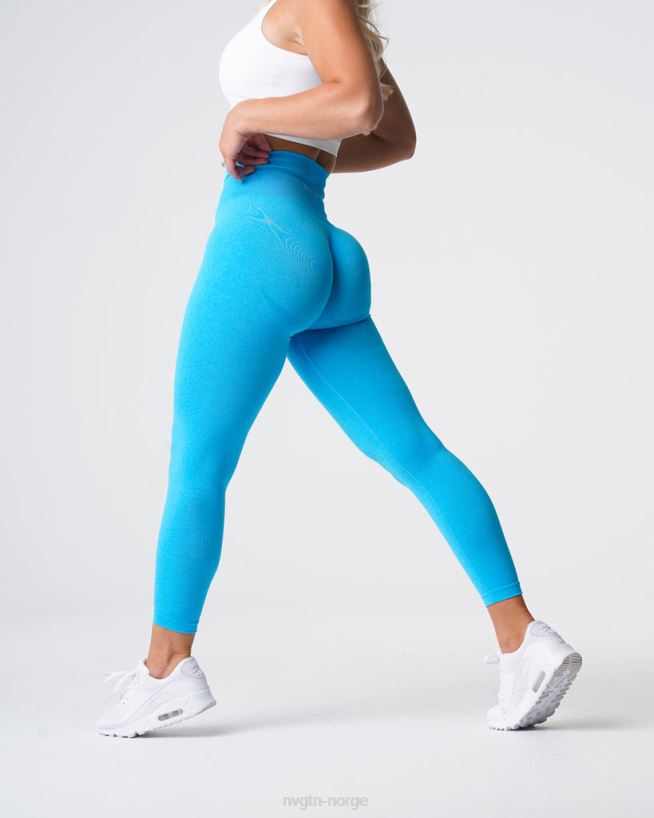 kurvede sømløse leggings 22RN2T635 karibisk Fitness NVGTN kvinner
