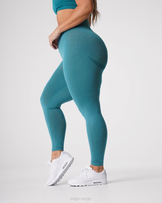 kurvede sømløse leggings 22RN2T639 blågrønn Fitness NVGTN kvinner