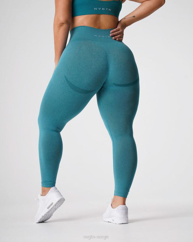 kurvede sømløse leggings 22RN2T639 blågrønn Fitness NVGTN kvinner