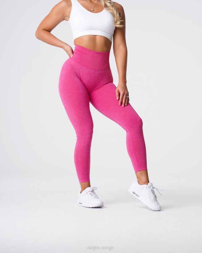 kurvede sømløse leggings 22RN2T641 fuchsia Fitness NVGTN kvinner