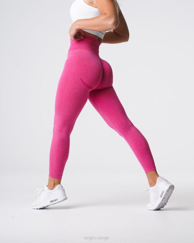 kurvede sømløse leggings 22RN2T641 fuchsia Fitness NVGTN kvinner
