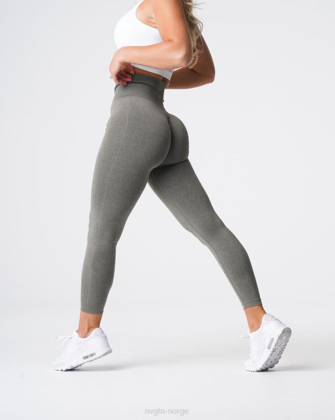 nv sømløse leggings 22RN2T588 kakigrønn Fitness NVGTN kvinner