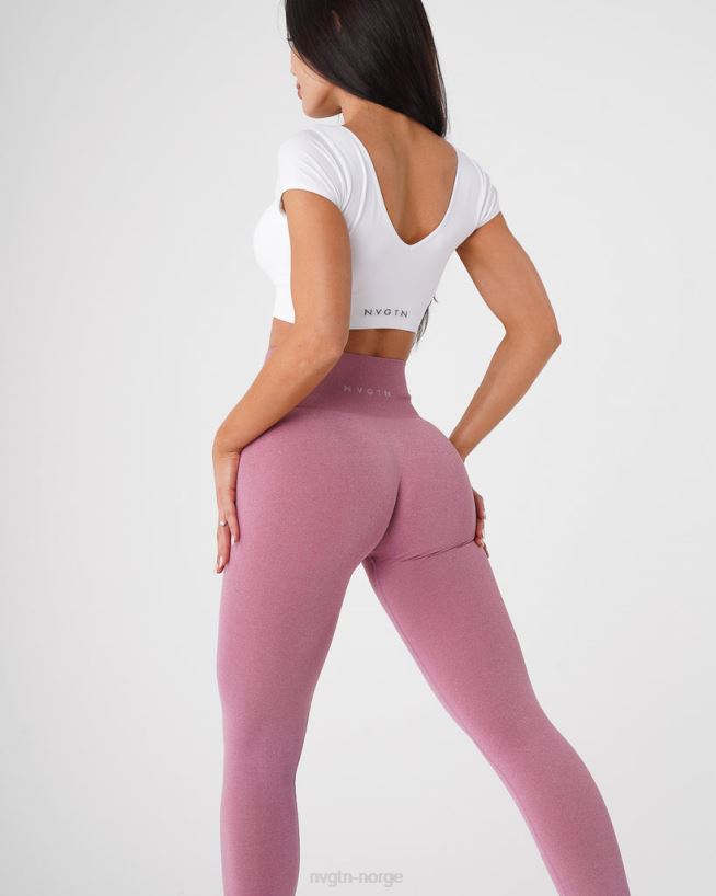 nv sømløse leggings 22RN2T600 pastell rosa Fitness NVGTN kvinner