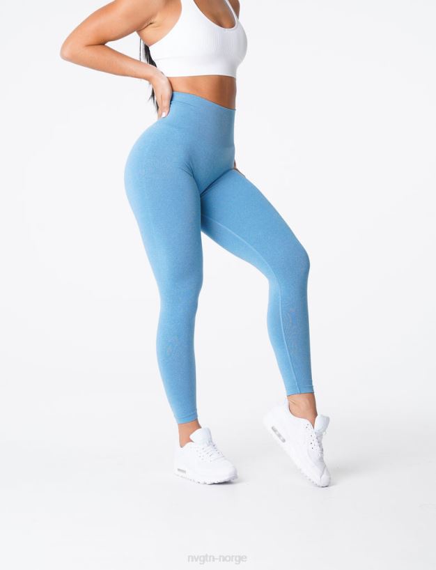 nv sømløse leggings 22RN2T606 himmelblå Fitness NVGTN kvinner