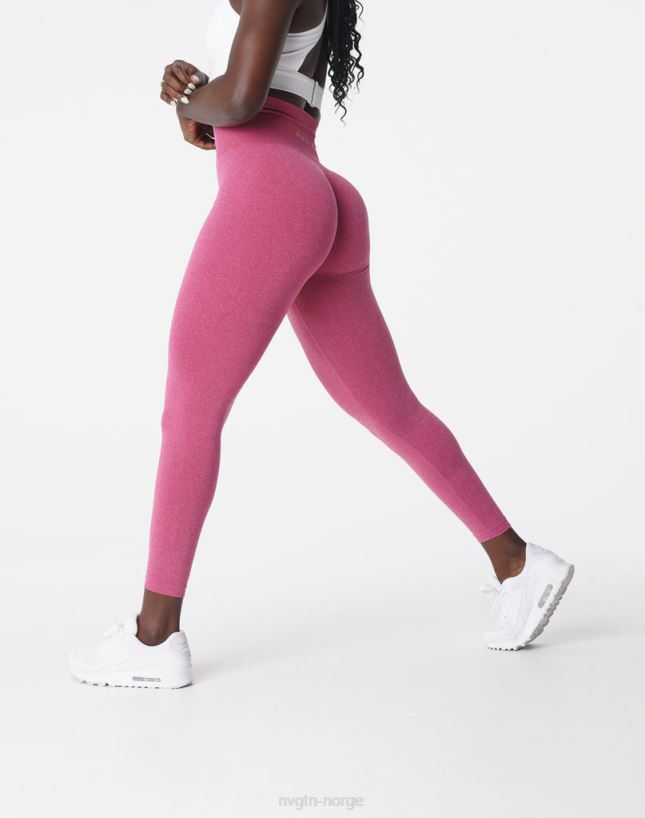 nv sømløse leggings 22RN2T607 Høyrød Fitness NVGTN kvinner