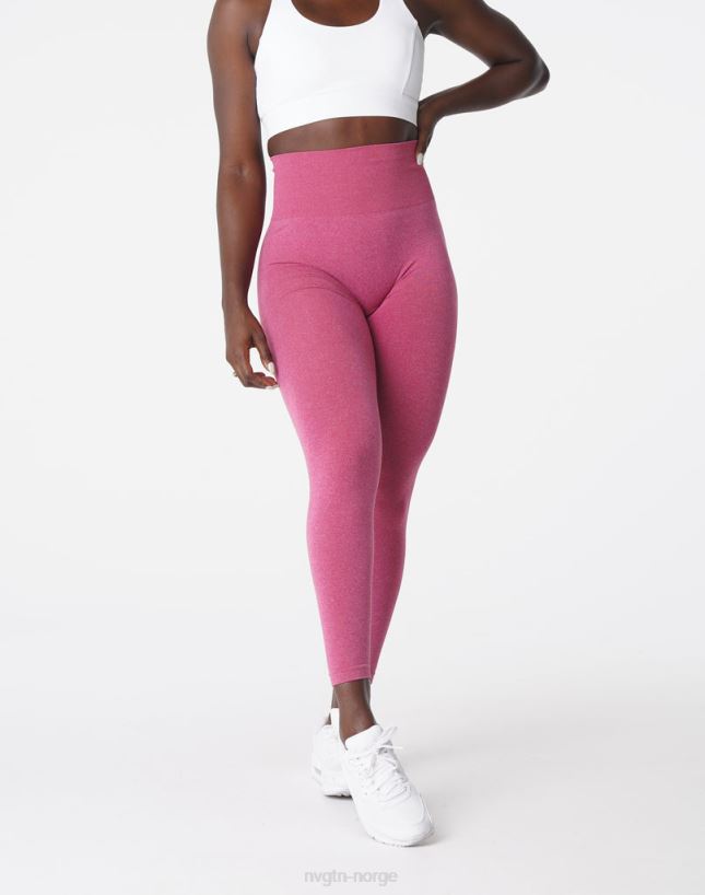 nv sømløse leggings 22RN2T607 Høyrød Fitness NVGTN kvinner