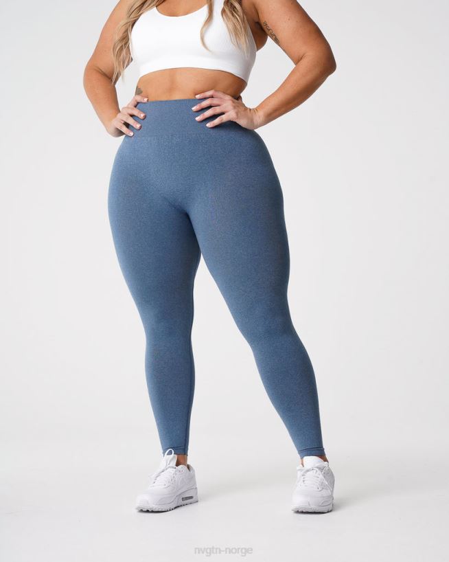 nv sømløse leggings 22RN2T608 skiferblå Fitness NVGTN kvinner