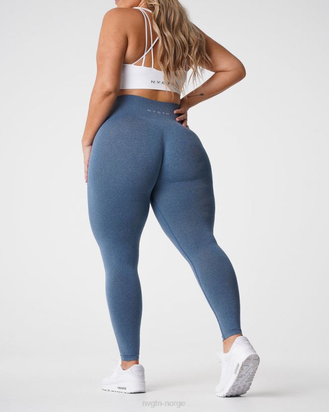 nv sømløse leggings 22RN2T608 skiferblå Fitness NVGTN kvinner
